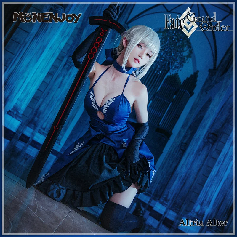 Monenjoy Fate Grand Order Altria Alter Cosplay Black Saber Salter Cos FGO Dark King of Knights Costume
Monenjoy Fate Grand Order Altria Alter Cosplay Black Saber Salter Cos FGO Dark King of Knights Costume