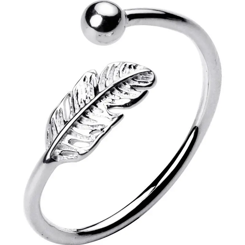 Unique Design Adjustable Feathers Leaf Bead Rings for Women Girl Party Charm Thumb Finger Toe Ring Statement Jewelry
Unique Design Adjustable Feathers Leaf Bead Rings for Women Girl Party Charm Thumb Finger Toe Ring Statement Jewelry