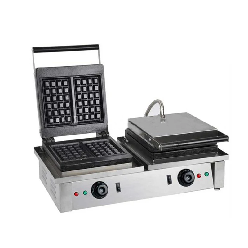 110/220V Fy-2202 Electric Stainless Steel Waffle Furnace Double-Headed Square Waffle Furnace 2+2 Kw Double-Headed Waffle Machine
110/220V Fy-2202 Electric Stainless Steel Waffle Furnace Double-Headed Square Waffle Furnace 2+2 Kw Double-Headed Waffle Machine