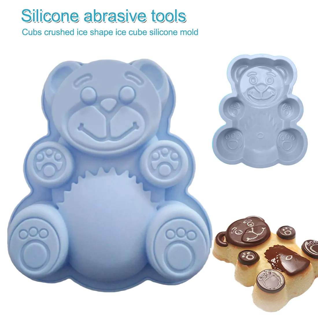 Hot selling creative cartoon silicone bear shape biscuit mold fondant cake chocolate mold kitchen baking cake decoration baking
Hot selling creative cartoon silicone bear shape biscuit mold fondant cake chocolate mold kitchen baking cake decoration baking