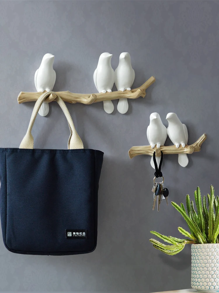 Home Decoration Wall Mounted Storage Rack Creativity Birds Tree Branch Decor Coat Hanger Livingroom Clothes Hats Organizer Hooks
Home Decoration Wall Mounted Storage Rack Creativity Birds Tree Branch Decor Coat Hanger Livingroom Clothes Hats Organizer Hooks