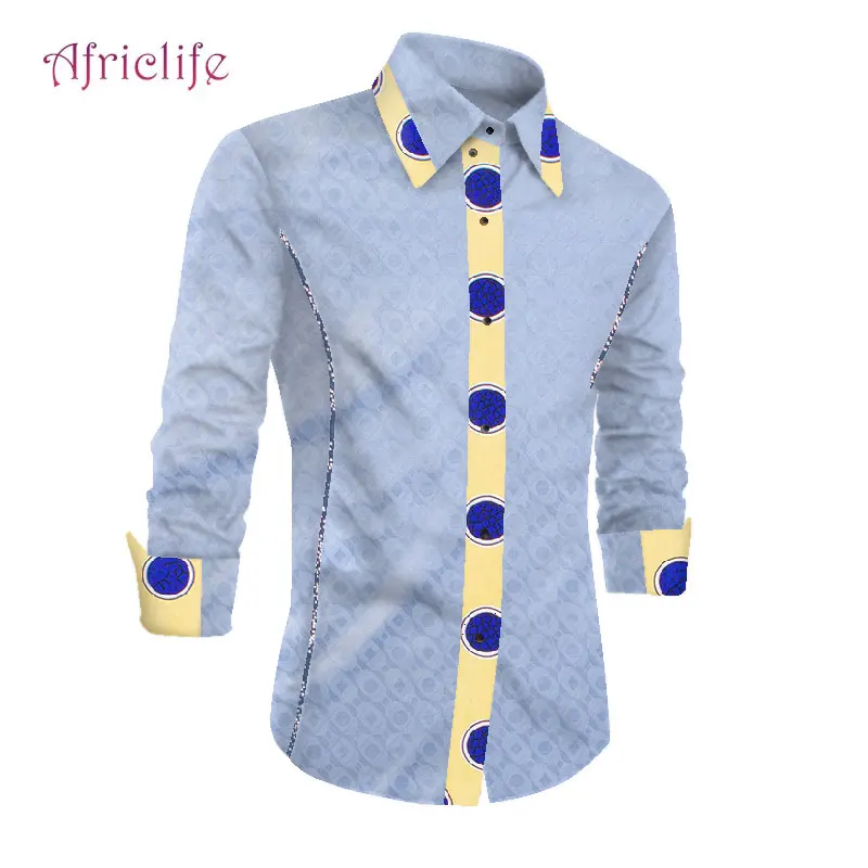 African Dashiki Print Shirt Men Slim Fit Long Sleeve Shirt Male Chemise Clothing WYN1247
African Dashiki Print Shirt Men Slim Fit Long Sleeve Shirt Male Chemise Clothing WYN1247