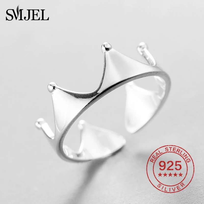 Authentic 925 Sterling Silver Polished Crown Rings For Women Wedding Party Gift Personality Jewelry Mum Cocktail Ring Friend
Authentic 925 Sterling Silver Polished Crown Rings For Women Wedding Party Gift Personality Jewelry Mum Cocktail Ring Friend