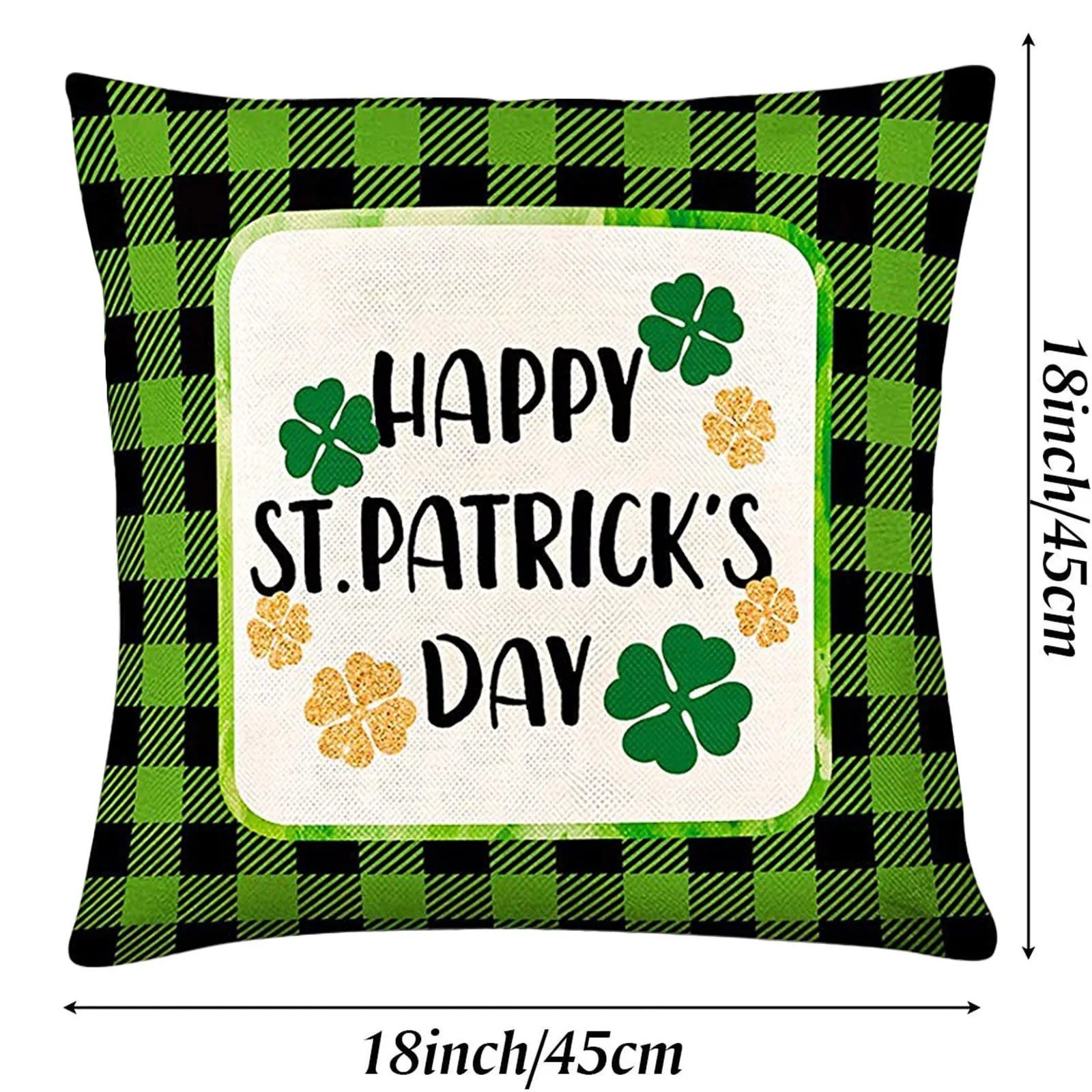 Glaring St Patricks Day Decorations Pillow Covers 18x18 Set of 4 for Irish
Glaring St Patricks Day Decorations Pillow Covers 18x18 Set of 4 for Irish
