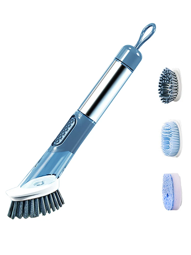 Kitchen Cleaning Tools 2 In 1 Long Handle Cleaning Brush With Removable Brush Sponge Sponge Dispenser Dishwashing Brush Set
Kitchen Cleaning Tools 2 In 1 Long Handle Cleaning Brush With Removable Brush Sponge Sponge Dispenser Dishwashing Brush Set