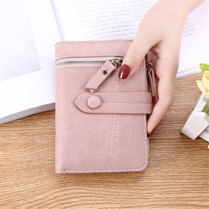 Women's Fashion Leather Wallet ID Card Holder Small Bi-Fold Zipper Wallet Coin Purse Card Case With ID Window
Women's Fashion Leather Wallet ID Card Holder Small Bi-Fold Zipper Wallet Coin Purse Card Case With ID Window