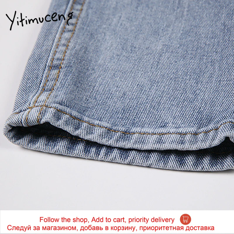Yitimuceng Chain Women Jeans Straight Full Length Trousers Spring High Waisted Denim Comfortable Casual Clothes 2021 Fashion New
Yitimuceng Chain Women Jeans Straight Full Length Trousers Spring High Waisted Denim Comfortable Casual Clothes 2021 Fashion New