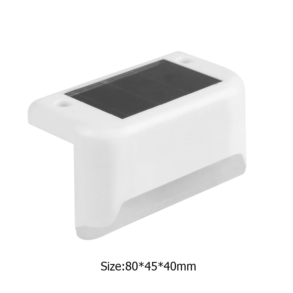 Outdoor Stairs Yard Fence Decor Lamp 1pcs Waterproof Solar Deck Step Wall Lights for Yard Deck Floor Decoration 
Outdoor Stairs Yard Fence Decor Lamp 1pcs Waterproof Solar Deck Step Wall Lights for Yard Deck Floor Decoration