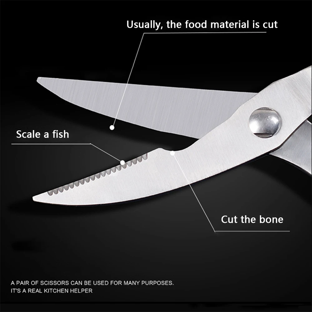1pcs Strong Knives Kitchen Stainless Steel Poultry Fish Chicken Bone Scissors Kitchen Gadgets Chef Japanese Knife Cooking
1pcs Strong Knives Kitchen Stainless Steel Poultry Fish Chicken Bone Scissors Kitchen Gadgets Chef Japanese Knife Cooking
