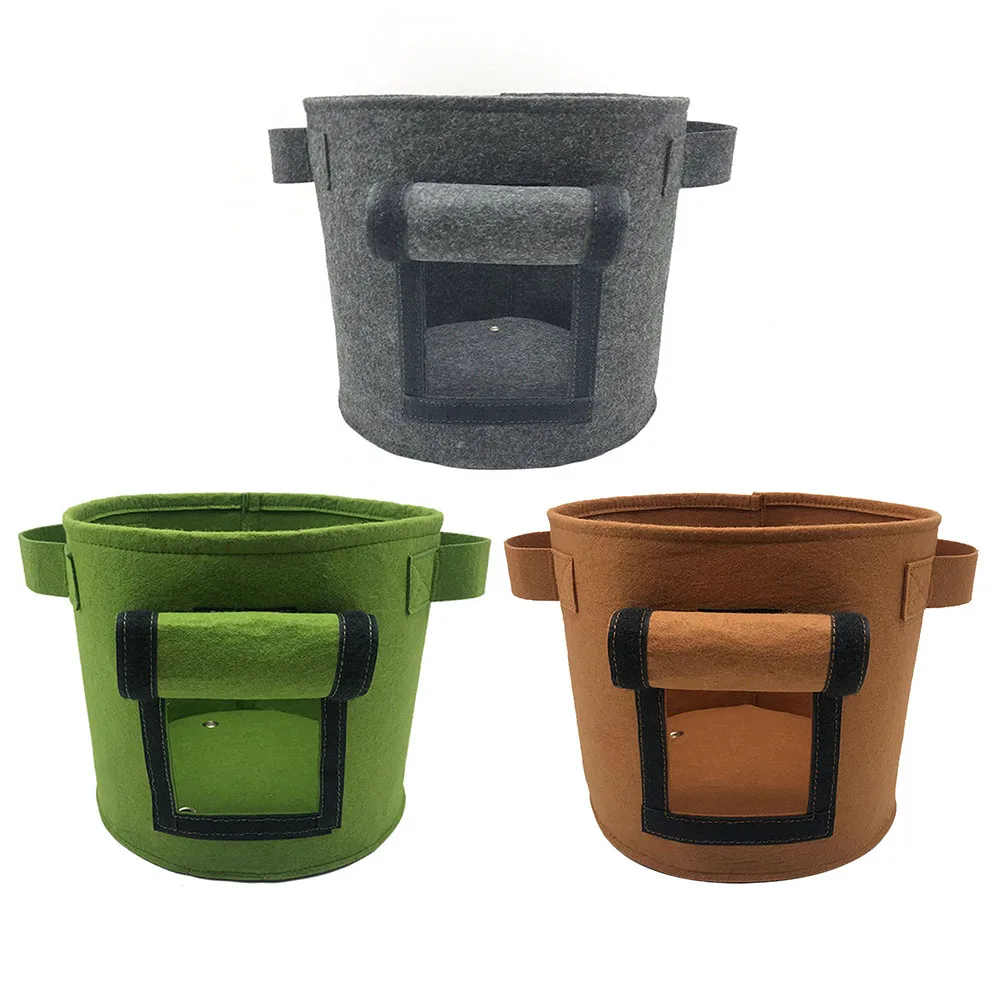 Growing Box Round Pot Container Non-woven Plant Growth Bags Vegetable Seedling Pots Eco-Friendly DIY Potato Grow
Growing Box Round Pot Container Non-woven Plant Growth Bags Vegetable Seedling Pots Eco-Friendly DIY Potato Grow