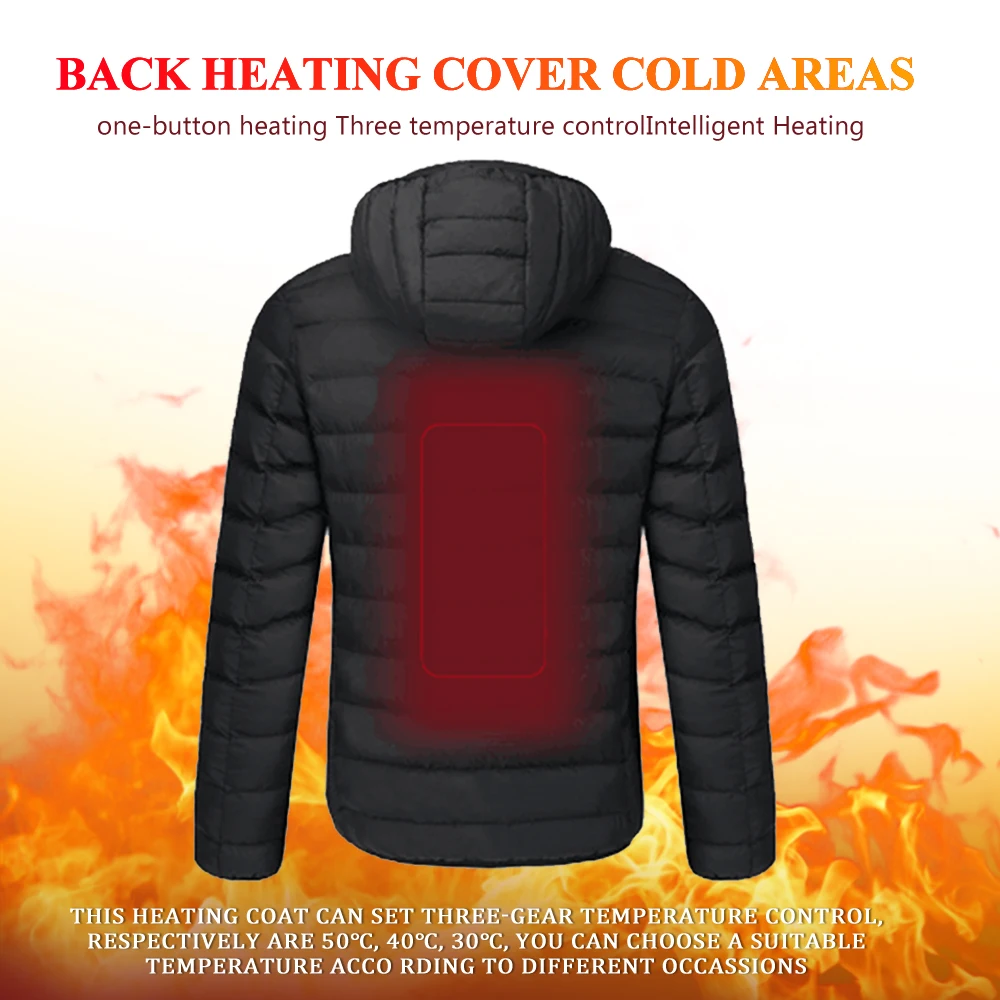 Outdoor USB Heating Coat Jackets Winter Flexible Electric Thermal Clothing Long Sleeves Camping Equipment Hiking Warm Clothes
Outdoor USB Heating Coat Jackets Winter Flexible Electric Thermal Clothing Long Sleeves Camping Equipment Hiking Warm Clothes