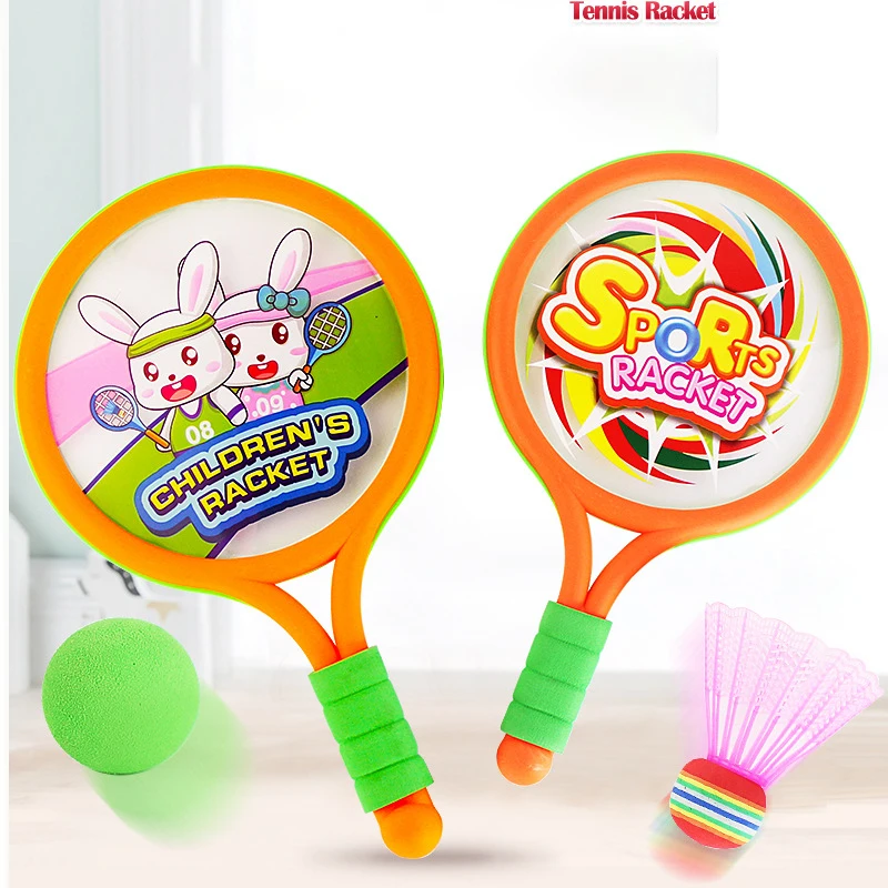 1 Set Children's Tennis Racket Badminton Racket Set Parent-Child Interactive Sports Games Toys Children Gifts
1 Set Children's Tennis Racket Badminton Racket Set Parent-Child Interactive Sports Games Toys Children Gifts