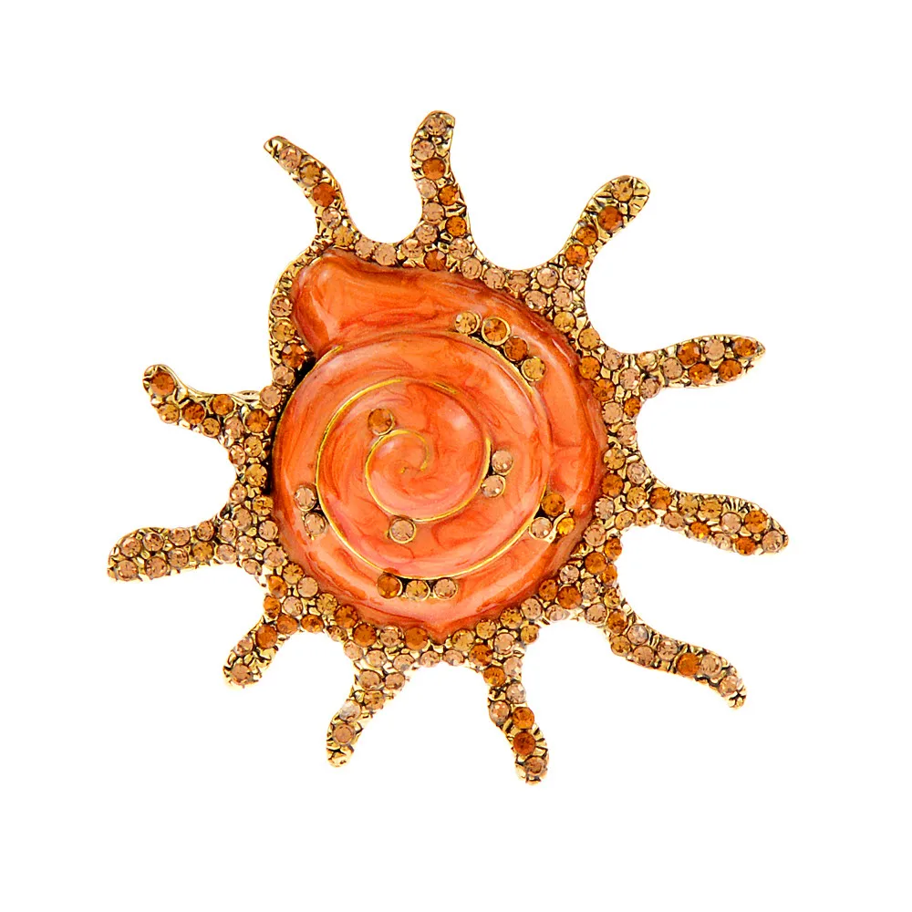 CINDY XIANG Rhinestone Conch Brooches For Women Fashion Jewelry 3 Colors Available Enamel Pin Winter Coat Accessories
CINDY XIANG Rhinestone Conch Brooches For Women Fashion Jewelry 3 Colors Available Enamel Pin Winter Coat Accessories