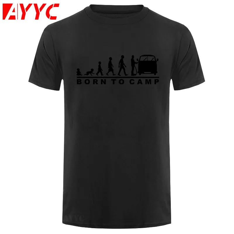 AYYC футболка для новорожденных (раздельный экран) мужская кемпинга Бесплатная