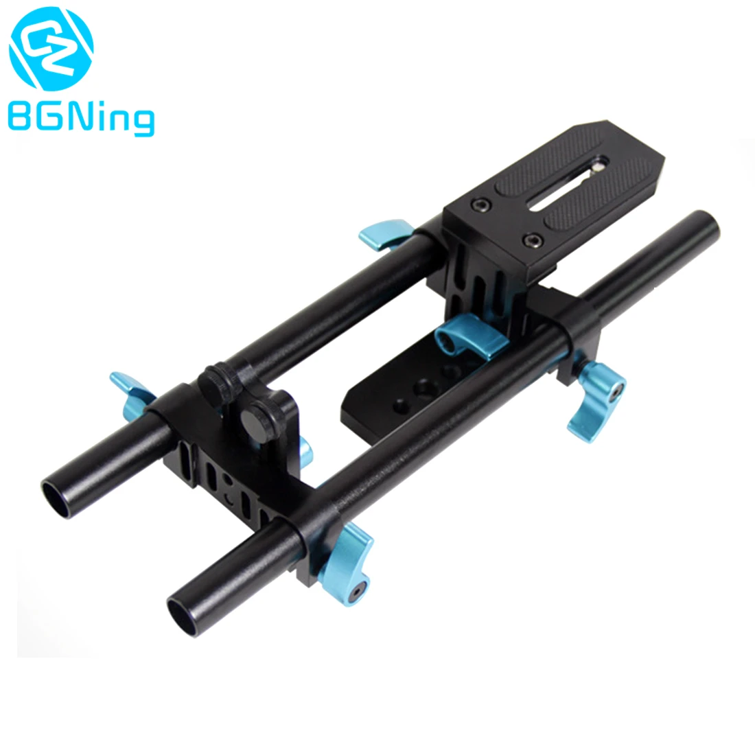 

15mm Rail Rod Support System Video Stabilizer Track Slider Baseplate 1/4" Screw Quick Release for Canon Nikon Sony DSLR Camera