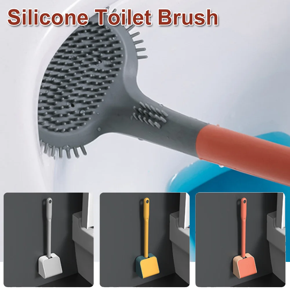 New Toilet Brush Cleaner TPR Bristles Long Handle & Holder Set Wall-Mounted Cleaning Brush Quick Drying Wc bathroom accessories
New Toilet Brush Cleaner TPR Bristles Long Handle & Holder Set Wall-Mounted Cleaning Brush Quick Drying Wc bathroom accessories