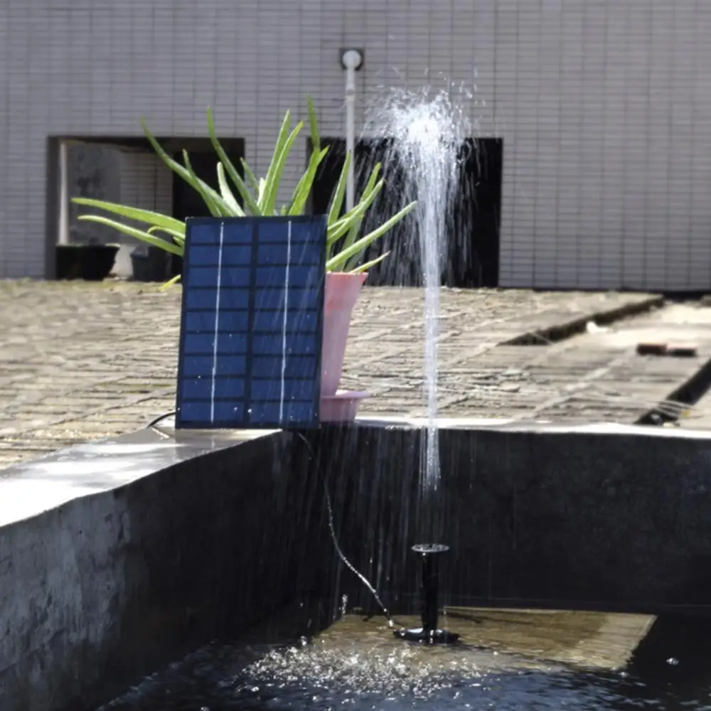 1.8W Mini Solar Powered Water Pump Hotel Park Pool Pond Fountain Water Pump Garden fuente de agua
1.8W Mini Solar Powered Water Pump Hotel Park Pool Pond Fountain Water Pump Garden fuente de agua