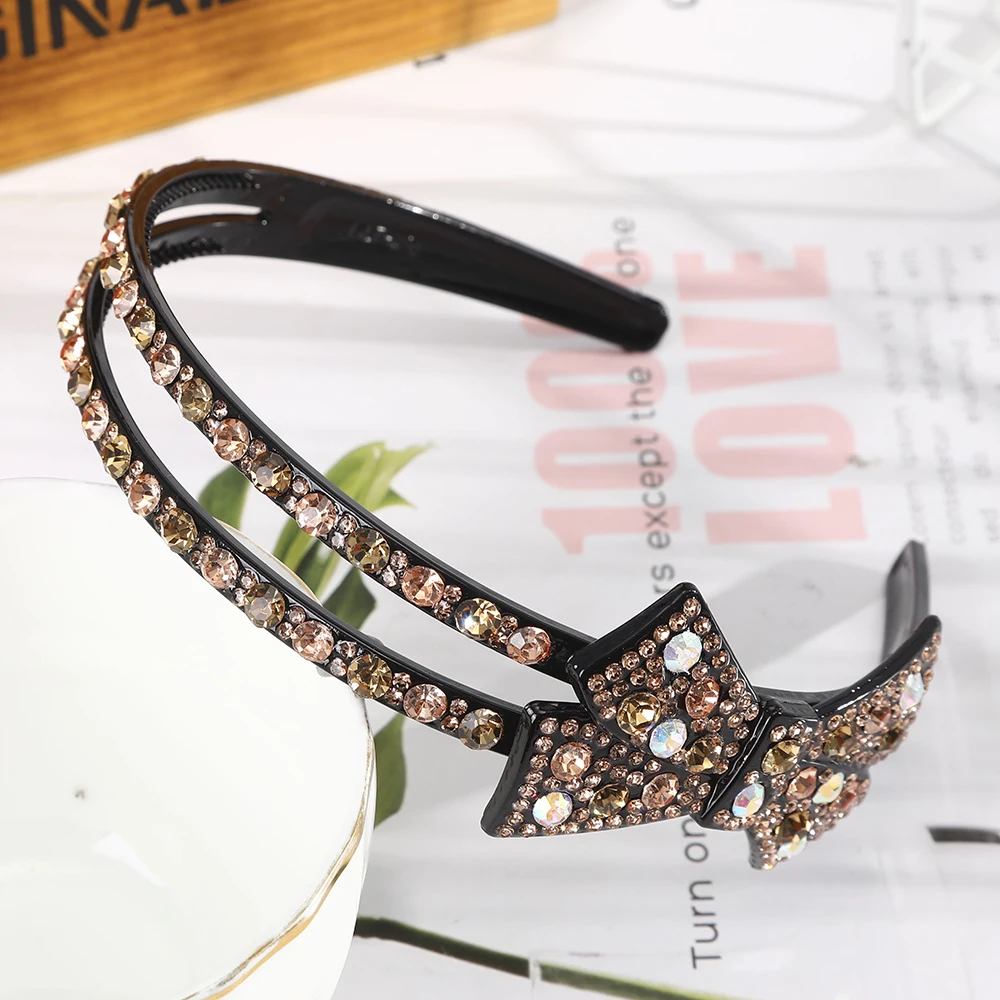 Haimeikang Alice Cute Hairband Bezel Headband Rhinestone Bow Elegant Hair Bands Hair Hoop Girls Fashion Hair Accessories
Haimeikang Alice Cute Hairband Bezel Headband Rhinestone Bow Elegant Hair Bands Hair Hoop Girls Fashion Hair Accessories
