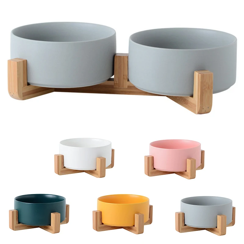 Ceramic Double Bowl For Dogs Cats Puppy Dog Feeder Waterer Accessories Dog Bowl With Stand For Water Drinking Pet Products Safe
Ceramic Double Bowl For Dogs Cats Puppy Dog Feeder Waterer Accessories Dog Bowl With Stand For Water Drinking Pet Products Safe