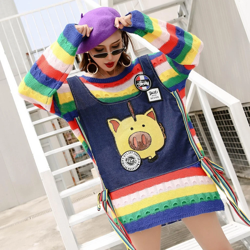 Tassel Oversize Knitted Sweater Women Streetwear 2021 Spring Autumn New Fashion O-Neck Long Sleeve Pullover Top Pull Femme
Tassel Oversize Knitted Sweater Women Streetwear 2021 Spring Autumn New Fashion O-Neck Long Sleeve Pullover Top Pull Femme