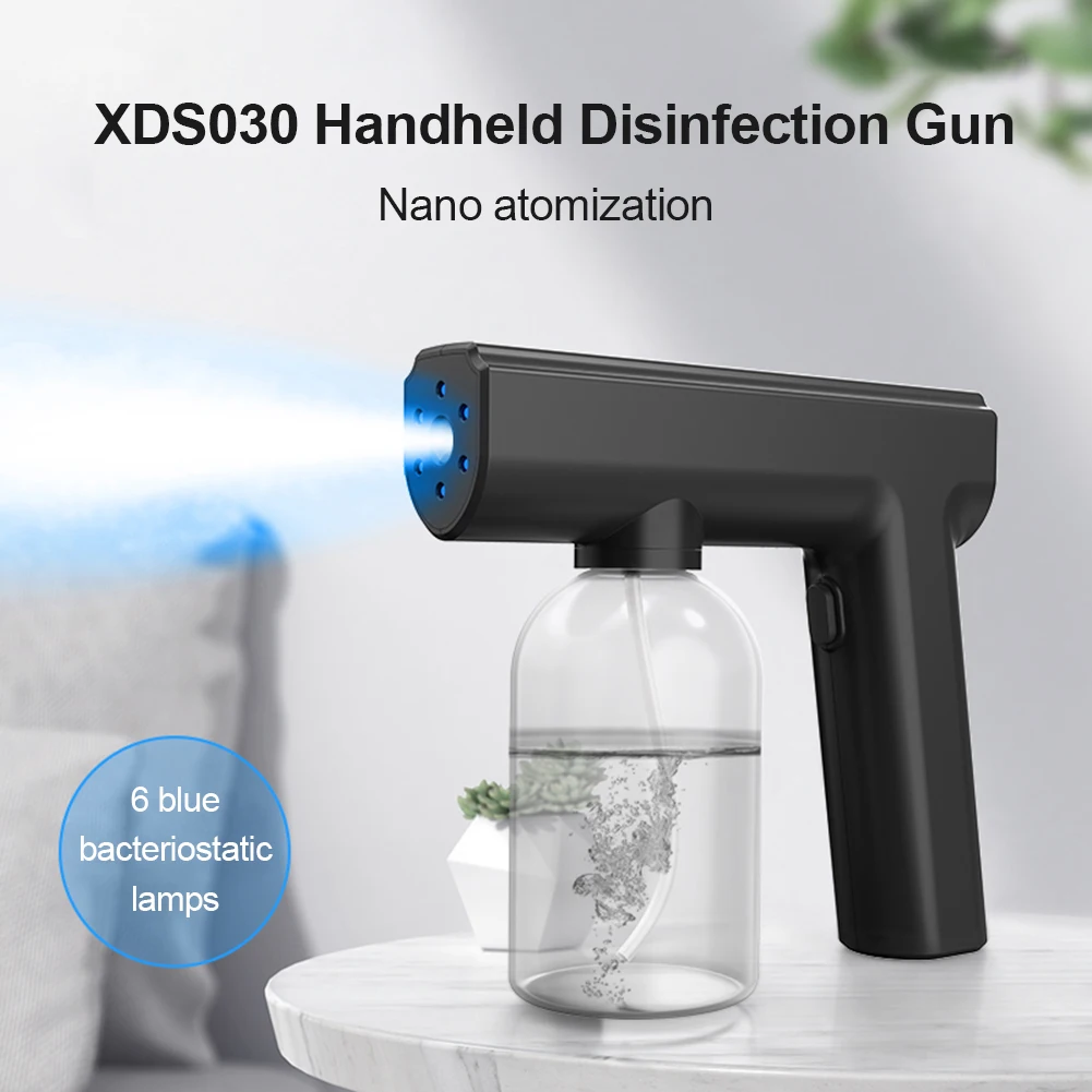 XDS030 Wireless Sanitizer Sprayer Household Portable Blue Light Charging Nano Atomization Disinfection Gun
XDS030 Wireless Sanitizer Sprayer Household Portable Blue Light Charging Nano Atomization Disinfection Gun