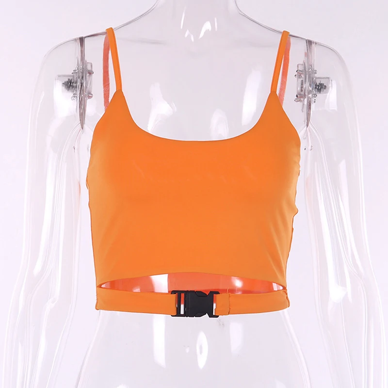 2020 Summer Women Buckle Vest Boob Crop Top Female Casual Party Club Sexy T-Shirt Sexy Camisole Spaghtetti Strap Tank Top Tees
2020 Summer Women Buckle Vest Boob Crop Top Female Casual Party Club Sexy T-Shirt Sexy Camisole Spaghtetti Strap Tank Top Tees