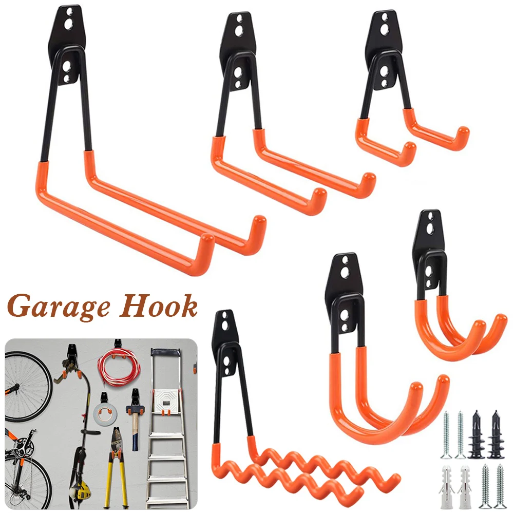 Wall Mount Garage Bike Hanger Hook Heavy Duty Metal Hooks Garden Bathroom Utility Hooks for Organizing Power Tools, Ladders
Wall Mount Garage Bike Hanger Hook Heavy Duty Metal Hooks Garden Bathroom Utility Hooks for Organizing Power Tools, Ladders