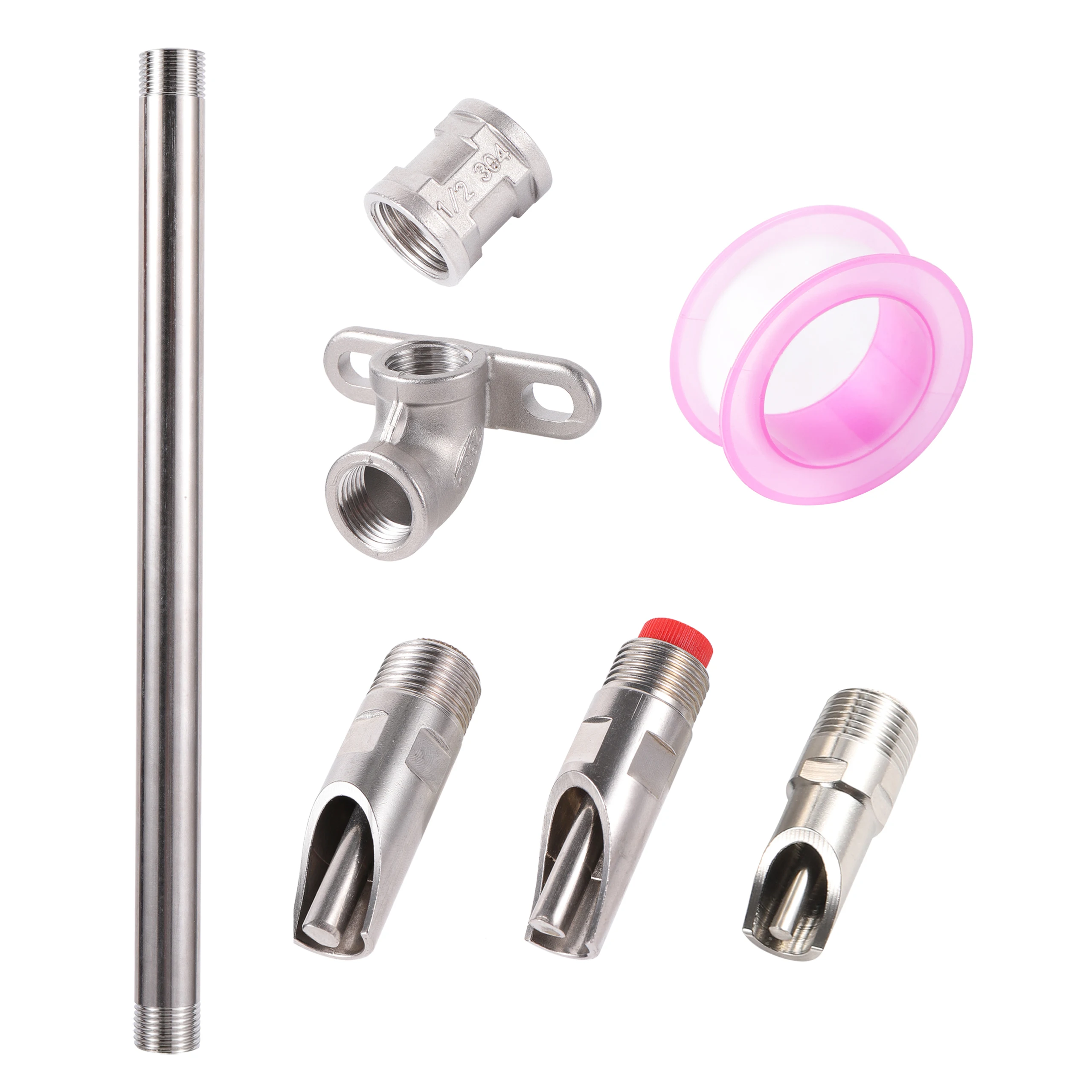Pig Drinker Nipple Kit Piglets Stainless Steel Automatic Drinker 1/2" Threaded Interface Livestock Drinking Water Accessories
Pig Drinker Nipple Kit Piglets Stainless Steel Automatic Drinker 1/2" Threaded Interface Livestock Drinking Water Accessories