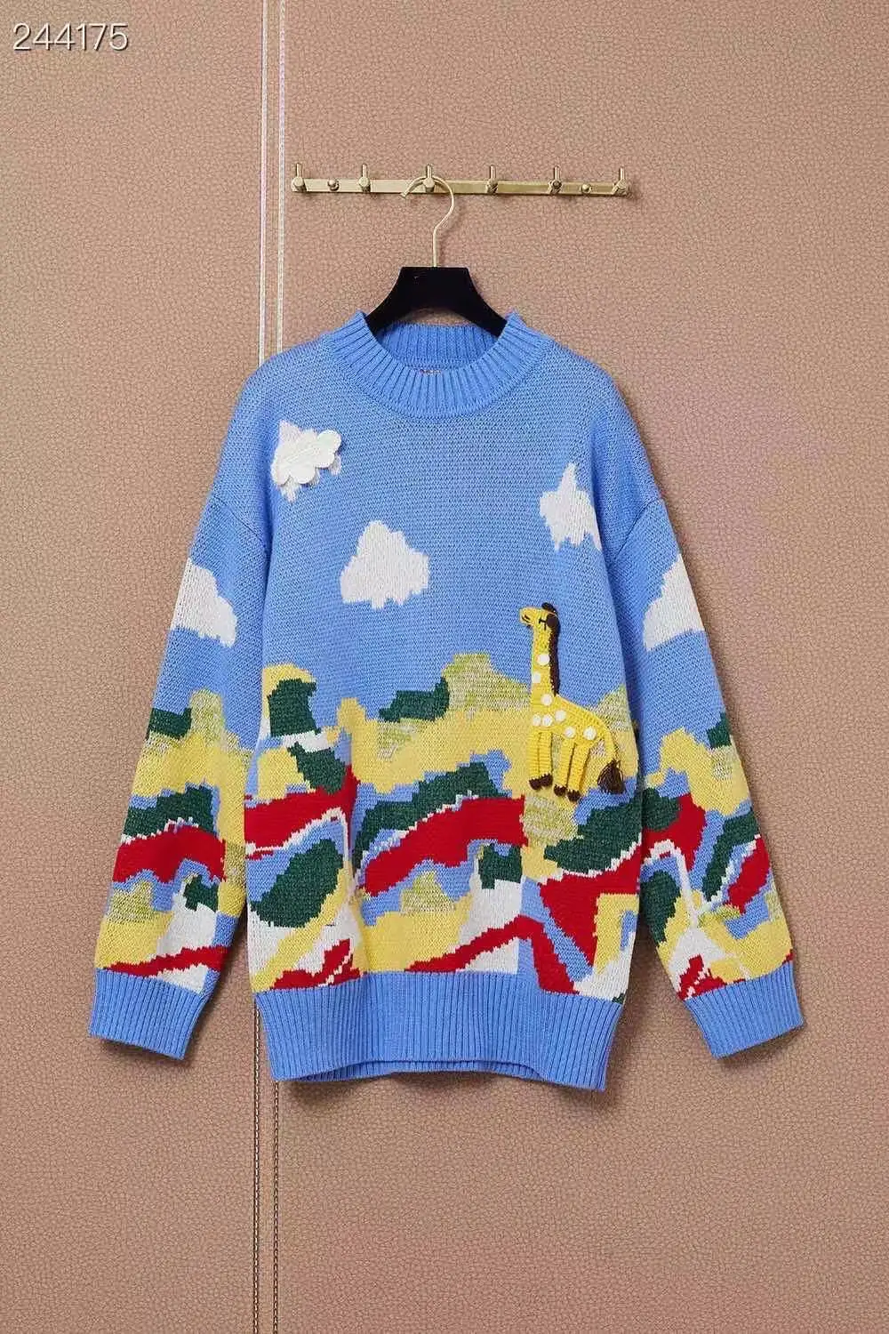 Fyion High Quality Runway Design Loose Sweater Women 2021 Autumn Winter Knitted Pullover Femme Jacquard Sweater
Fyion High Quality Runway Design Loose Sweater Women 2021 Autumn Winter Knitted Pullover Femme Jacquard Sweater