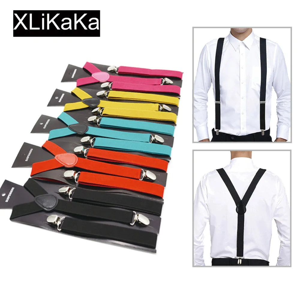 More Color For Choose New Mens Womens Unisex Clip-on Suspenders Elastic Y-Shape Adjustable Braces with 3 Clips
More Color For Choose New Mens Womens Unisex Clip-on Suspenders Elastic Y-Shape Adjustable Braces with 3 Clips