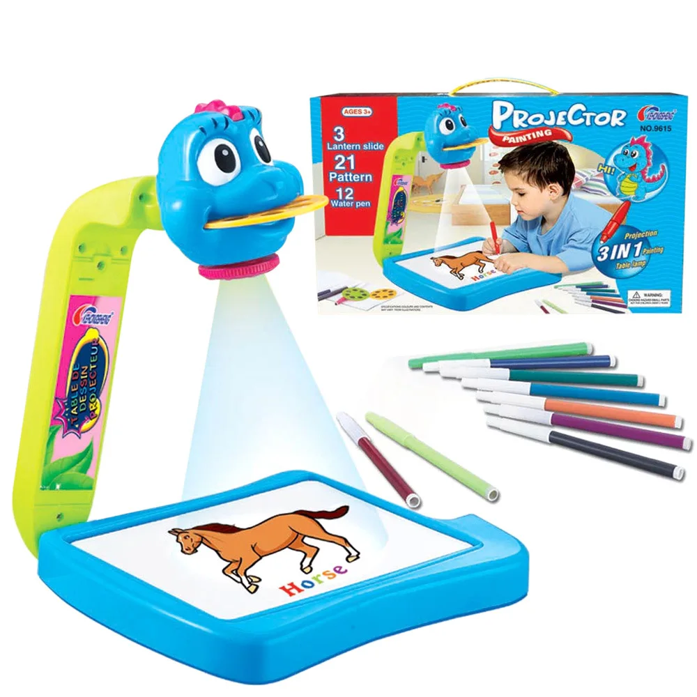Led Projector Art Drawing Painting Table Toys Kids Painting Board Desk Arts and Crafts Projection Educational Learning Toys
Led Projector Art Drawing Painting Table Toys Kids Painting Board Desk Arts and Crafts Projection Educational Learning Toys