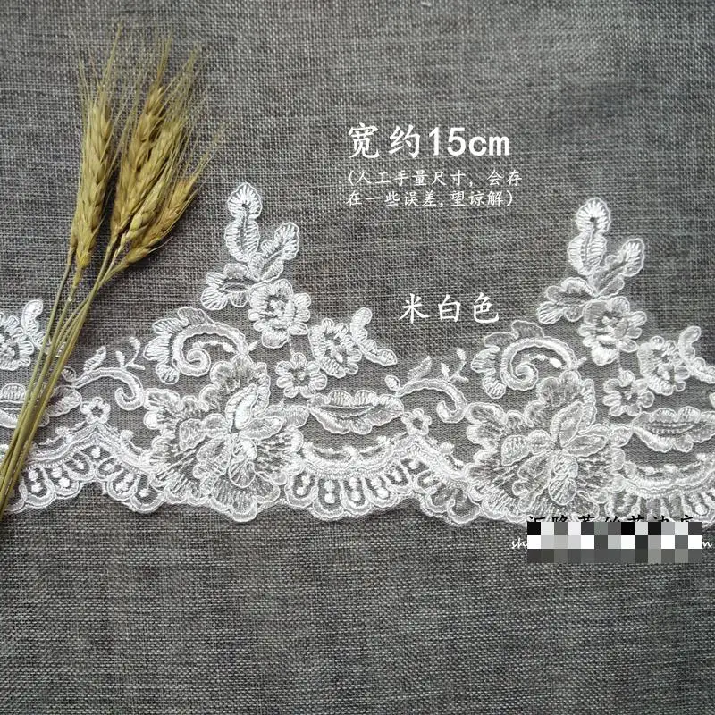 Factory wholesale 7 Yards /lot Handmade Diy Bridal Wedding Dress Lace Fabric Ornament Head Curtain Material White Ivory Color
Factory wholesale 7 Yards /lot Handmade Diy Bridal Wedding Dress Lace Fabric Ornament Head Curtain Material White Ivory Color