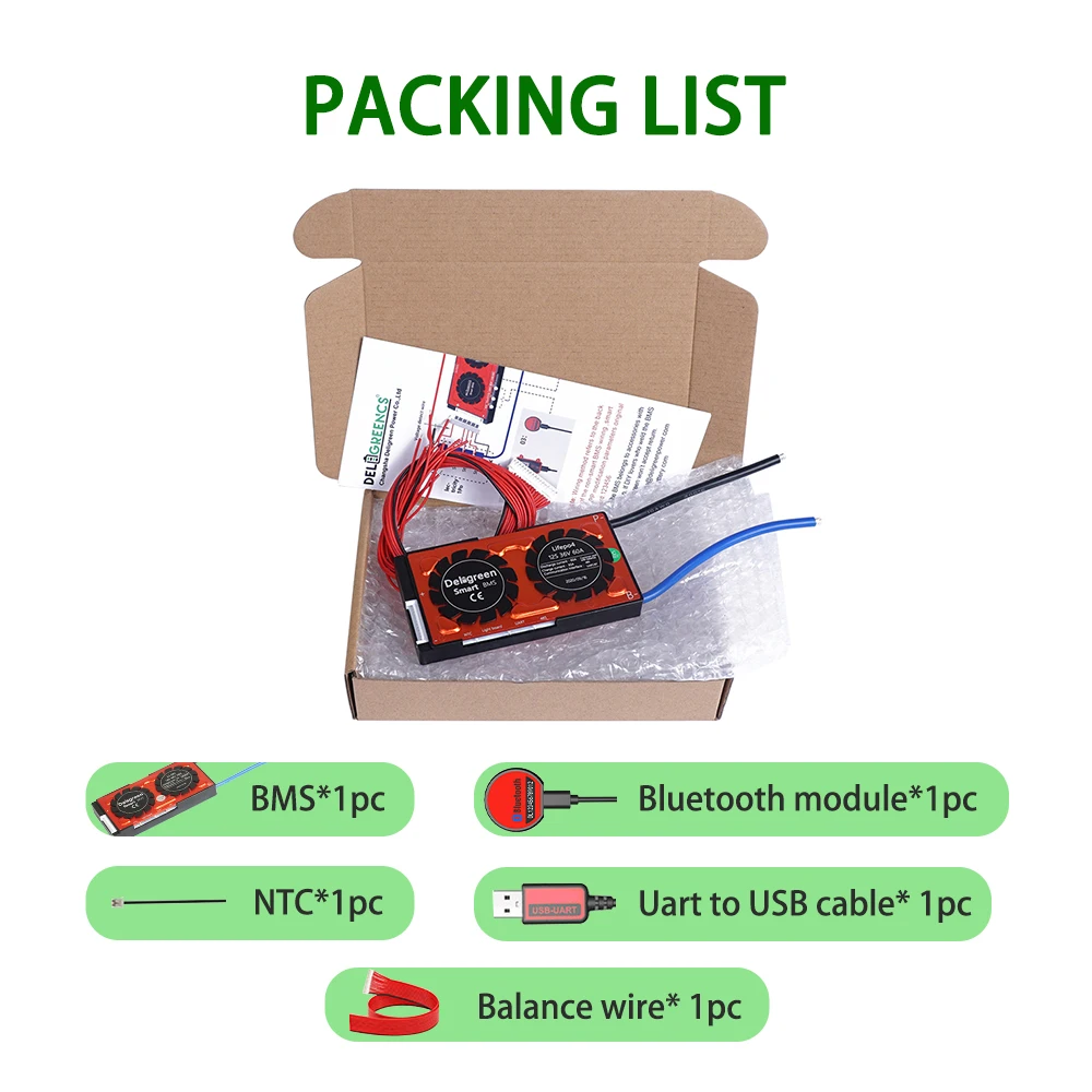 Smart BMS 4S 200A 12V LifePO4 BMS Bluetooth APP SOC UART for 12V Lithium Battery Pack Power Storage Solar Car Poland Shipping
Smart BMS 4S 200A 12V LifePO4 BMS Bluetooth APP SOC UART for 12V Lithium Battery Pack Power Storage Solar Car Poland Shipping