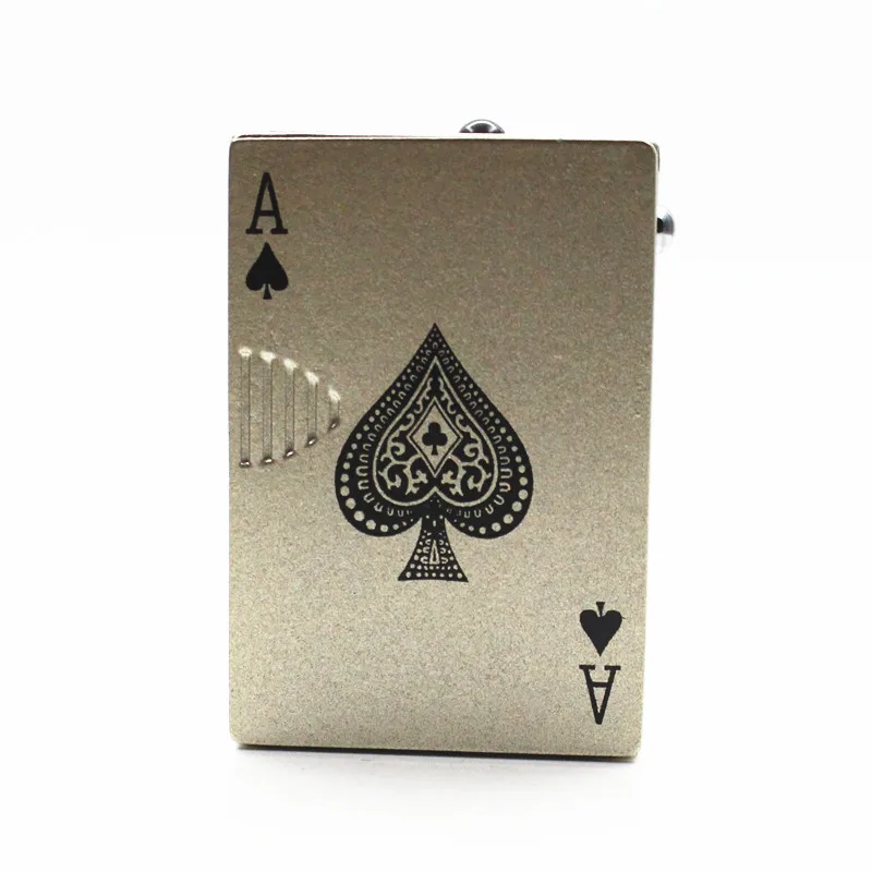 Poker Windproof Inflatable Butane Metal Lighter New Peculiar Personality Lighter Cigar Smoking Smoking Accessories
Poker Windproof Inflatable Butane Metal Lighter New Peculiar Personality Lighter Cigar Smoking Smoking Accessories