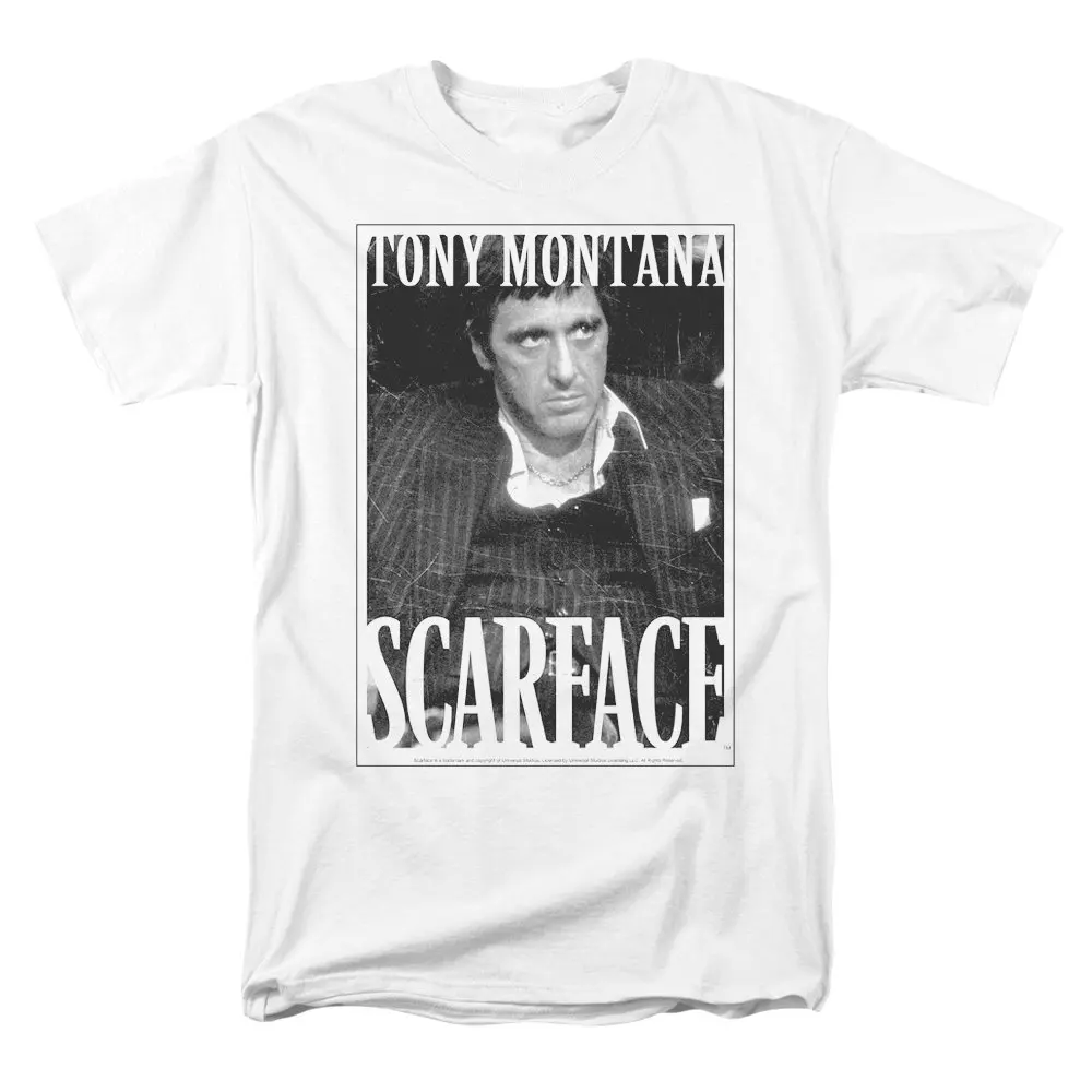 Футболка Scarface с Тони Монтана и эксклюзивная футболка наклейками летние крутые