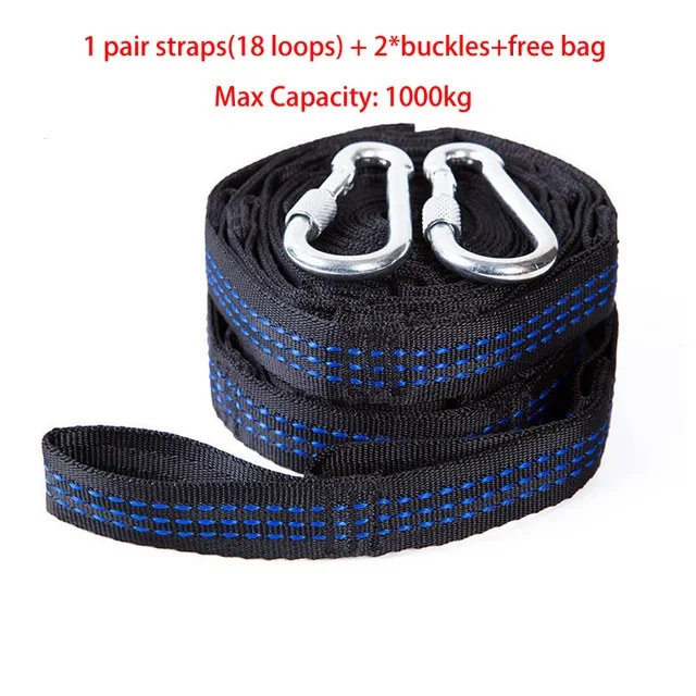 2 Pcs Super Strong Yoga Hammock Strap Belt Load Bind Daisy Chain Rope Portable Tree Rope for Tent Hammock Aerial Yoga 300*2.5cm
2 Pcs Super Strong Yoga Hammock Strap Belt Load Bind Daisy Chain Rope Portable Tree Rope for Tent Hammock Aerial Yoga 300*2.5cm
