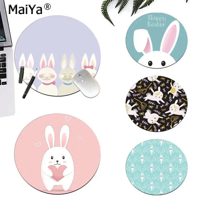 MaiYa High Quality Cute Rabbits round Mouse pad PC Computer mat Anti-Slip Laptop PC Mice Pad Mat gaming Mousepad
MaiYa High Quality Cute Rabbits round Mouse pad PC Computer mat Anti-Slip Laptop PC Mice Pad Mat gaming Mousepad