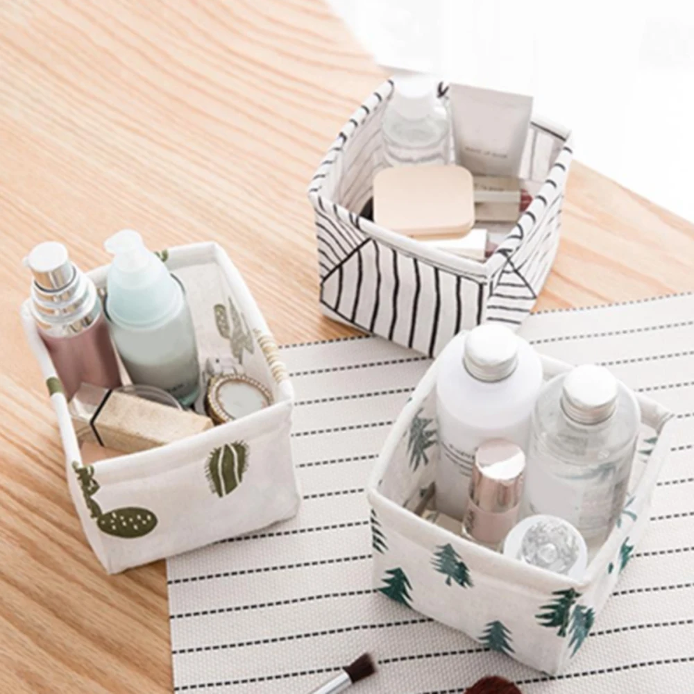 2021 Popular Cotton and Linen Desktop Makeup Organizer Storage Box Desk Stationery Storage Basket Cosmetic Debris Finishing Box
2021 Popular Cotton and Linen Desktop Makeup Organizer Storage Box Desk Stationery Storage Basket Cosmetic Debris Finishing Box