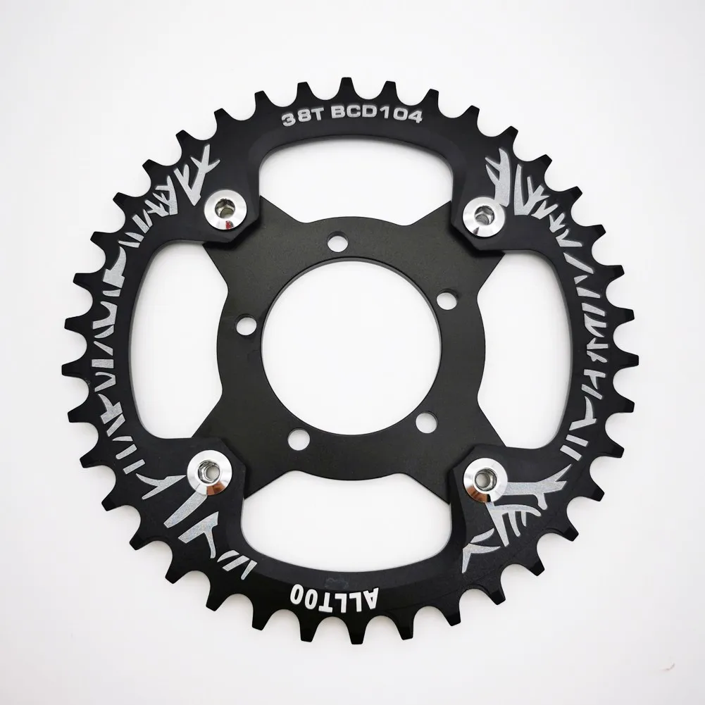 Electric Bicycle Ebike 32/34/36/38T Chainring+Adapter For Bafang BBS01/02 104 BCD Electric Bike Chainring Chain Wheel Ring Part
Electric Bicycle Ebike 32/34/36/38T Chainring+Adapter For Bafang BBS01/02 104 BCD Electric Bike Chainring Chain Wheel Ring Part
