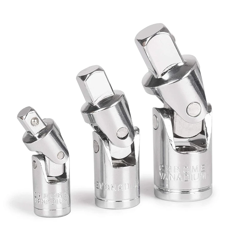 Universal Joint Sleeve,3 Pieces Of Rotary Extension Drive U-Shaped Joint Drive Universal Connector, Adapter Sleeve Tool
Universal Joint Sleeve,3 Pieces Of Rotary Extension Drive U-Shaped Joint Drive Universal Connector, Adapter Sleeve Tool