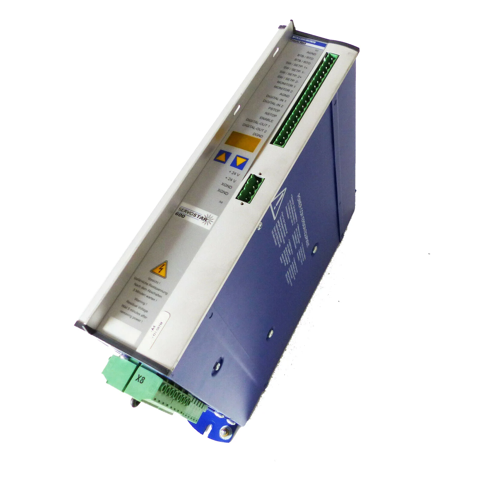 Серводвигатель/привод Kollmorgen ServoStar S60100 600 1.5A 
Серводвигатель/привод Kollmorgen ServoStar S60100 600 1.5A