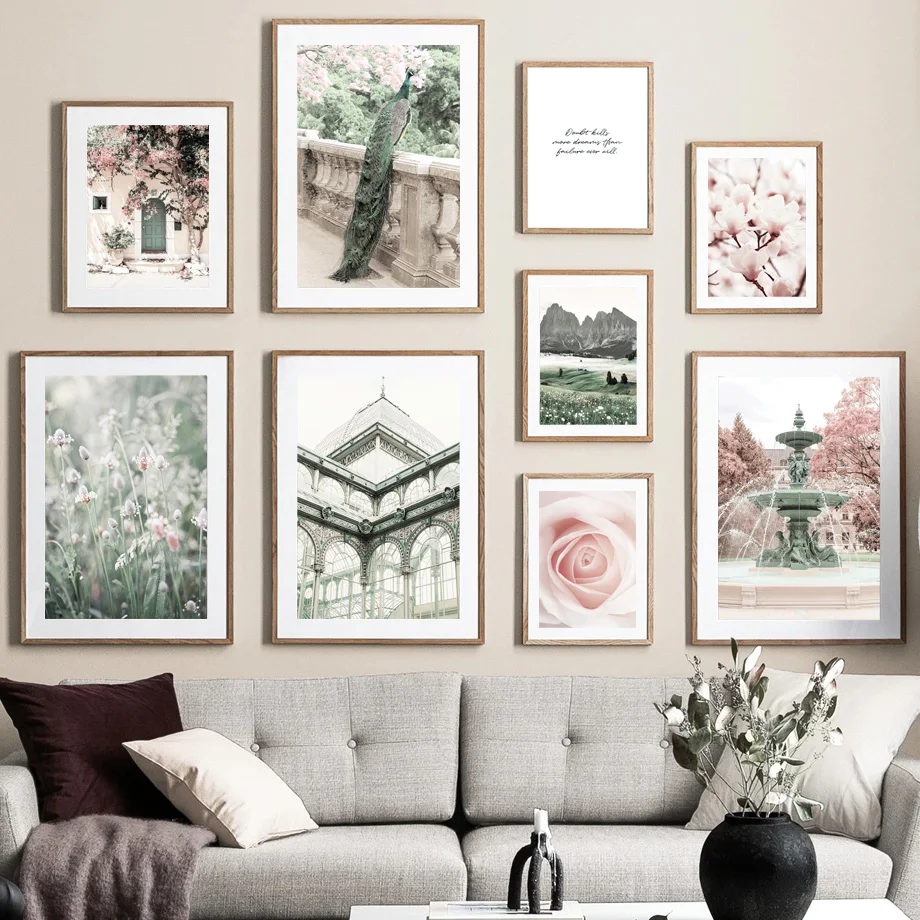 Mountain Flower Lawn Fountain Building Nordic Poster Plant Wall Art Print Canvas Painting Wall Pictures For Living Room Decor
Mountain Flower Lawn Fountain Building Nordic Poster Plant Wall Art Print Canvas Painting Wall Pictures For Living Room Decor