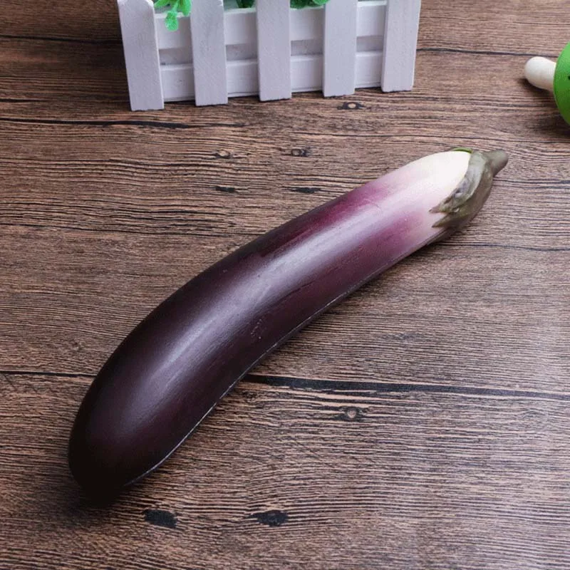 PU Simulation Vegetable Fake Eggplant Purple High-grade Feeling Food Model Early Education Props 3
PU Simulation Vegetable Fake Eggplant Purple High-grade Feeling Food Model Early Education Props 3