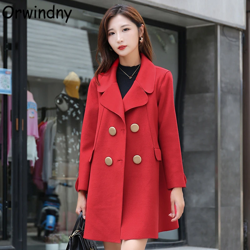 Orwindny Fashion Coat Women High Street Double Breasted Jackets Outerwear For Spring And Autumn Casual Winter Clothing Solid
Orwindny Fashion Coat Women High Street Double Breasted Jackets Outerwear For Spring And Autumn Casual Winter Clothing Solid