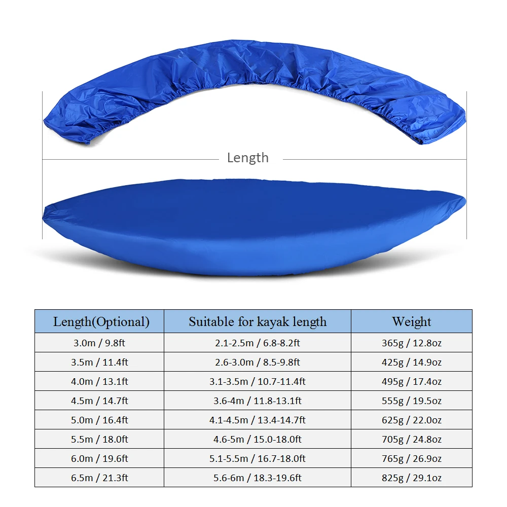 Professional Universal Kayak Cover Canoe Boat Waterproof UV Resistant Dust Storage Cover Shield Kayak Boat Canoe Storage Cover
Professional Universal Kayak Cover Canoe Boat Waterproof UV Resistant Dust Storage Cover Shield Kayak Boat Canoe Storage Cover
