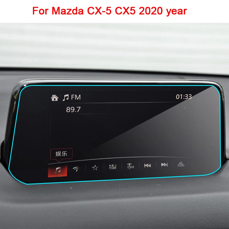 Tempered Glass For Mazda CX-5 CX5 CX 5 2020 Car Navigation Screen Protector Touch Display film Anti Scratch | Автомобили и