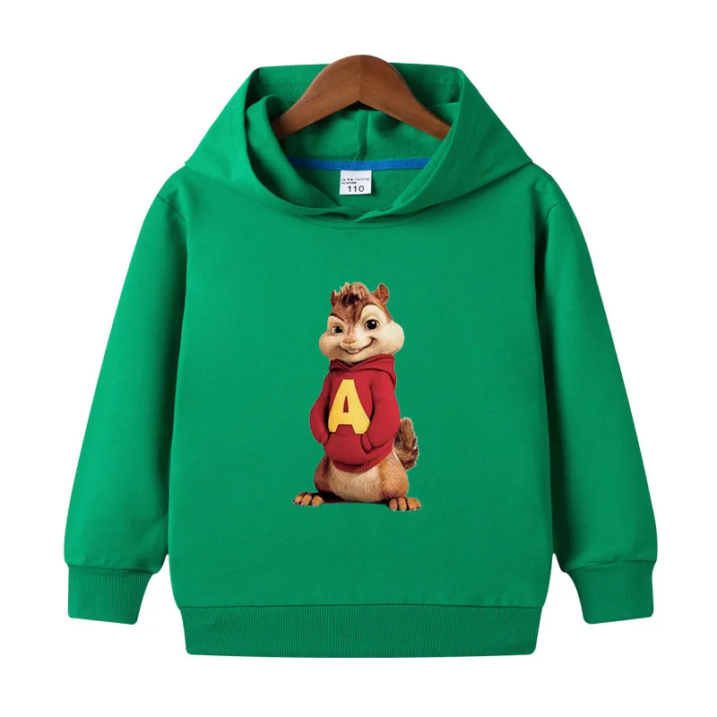 Children Sweatshirts Spring Clothes Boys Long Sleeve Hoodies Girl Clothing Kids Hooded Alvin and the Chipmunks Tops Baby Costume
Children Sweatshirts Spring Clothes Boys Long Sleeve Hoodies Girl Clothing Kids Hooded Alvin and the Chipmunks Tops Baby Costume