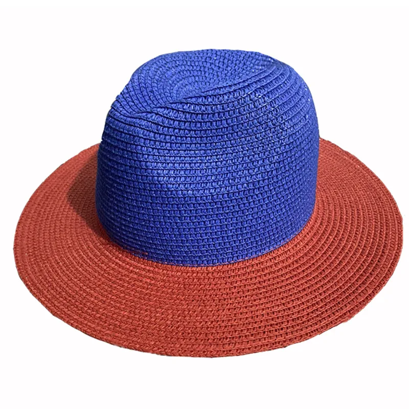 Patchwork Panama Hat Summer Sun Hats for Women Man Beach Straw Hat for Men UV Protection Cap chapeau femme 2021
Patchwork Panama Hat Summer Sun Hats for Women Man Beach Straw Hat for Men UV Protection Cap chapeau femme 2021