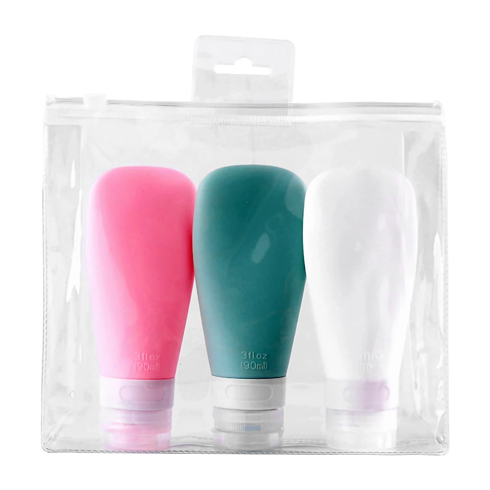 90ml Portable Empty Silicone Refillable Travel Kit Packing Press Bottle For Lotion Shampoo Bath Sample Container
90ml Portable Empty Silicone Refillable Travel Kit Packing Press Bottle For Lotion Shampoo Bath Sample Container