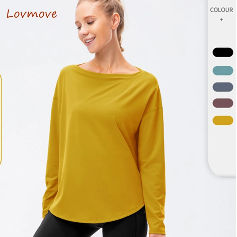 Woman Clothes Long Sleeve Yoga Shirt Loose Sports Top Quick-Drying Breathable Fitness Yoga Gym Top Women's Gym Running T-shirt
Woman Clothes Long Sleeve Yoga Shirt Loose Sports Top Quick-Drying Breathable Fitness Yoga Gym Top Women's Gym Running T-shirt